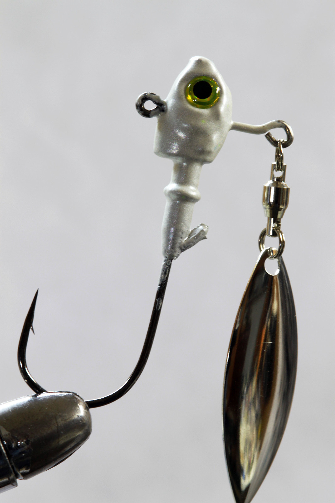 Underspin/ Herring head Bass Jig (3 pack) with Mustad hooks