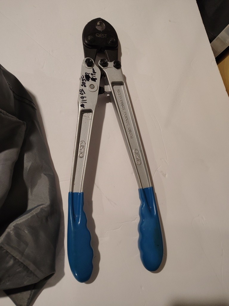 QEST Q CRT-3N 1/2 Inch PEX Crimping Tool No Box New Condition
