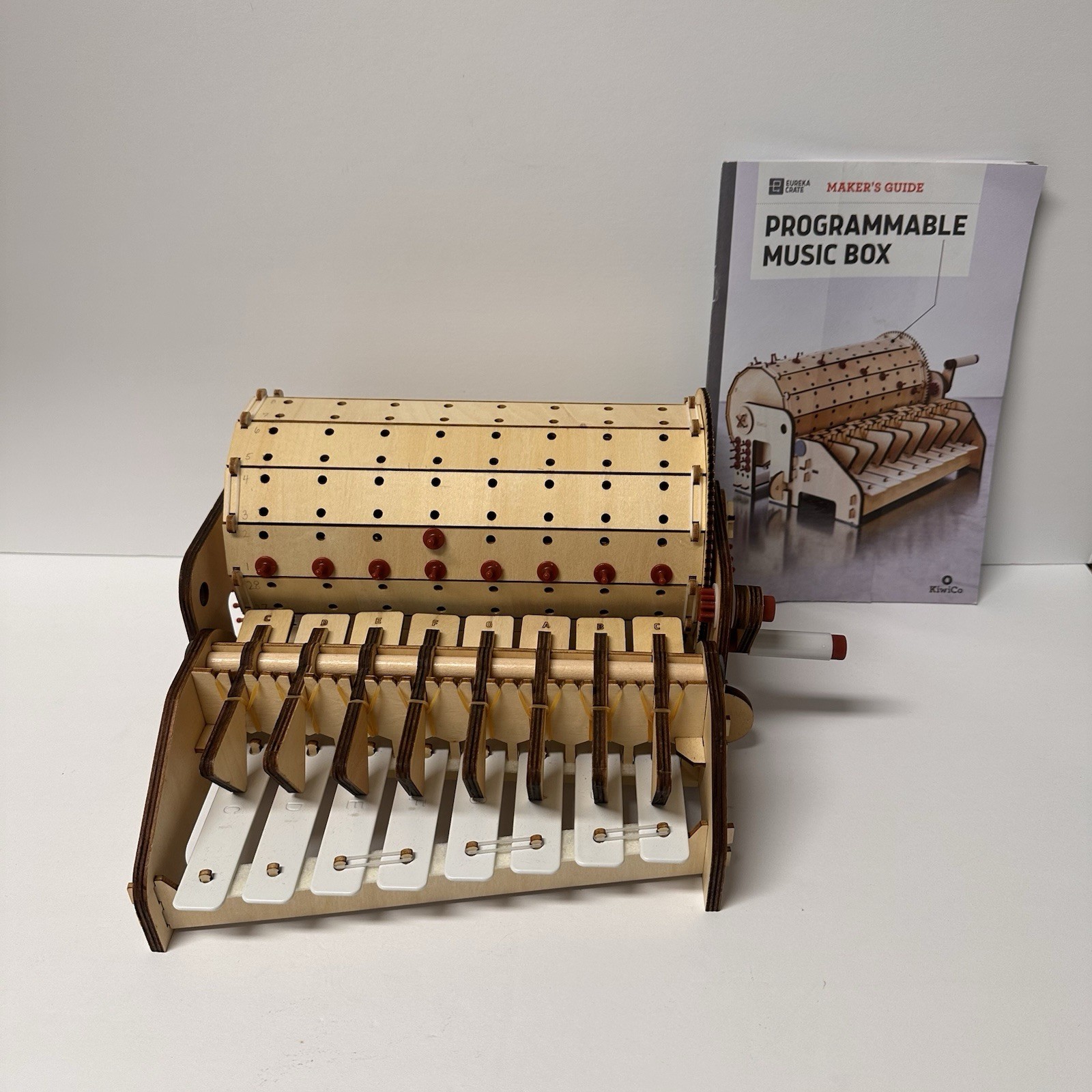 KiwiCo Maker Crate -  PROGRAMMABLE MUSIC BOX - Eureka NEW- Read