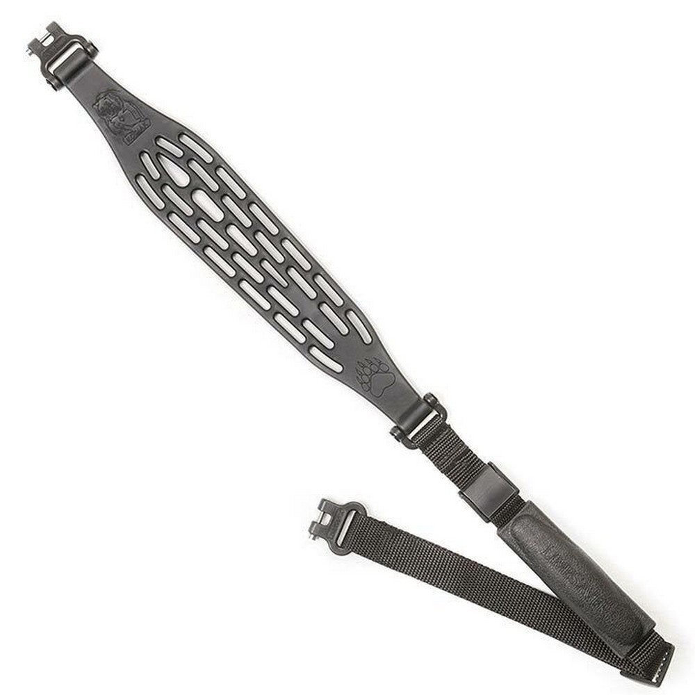 Limbsaver Kodiak Rubber Black Air Rifle Sling With Titan Swivels - 12190