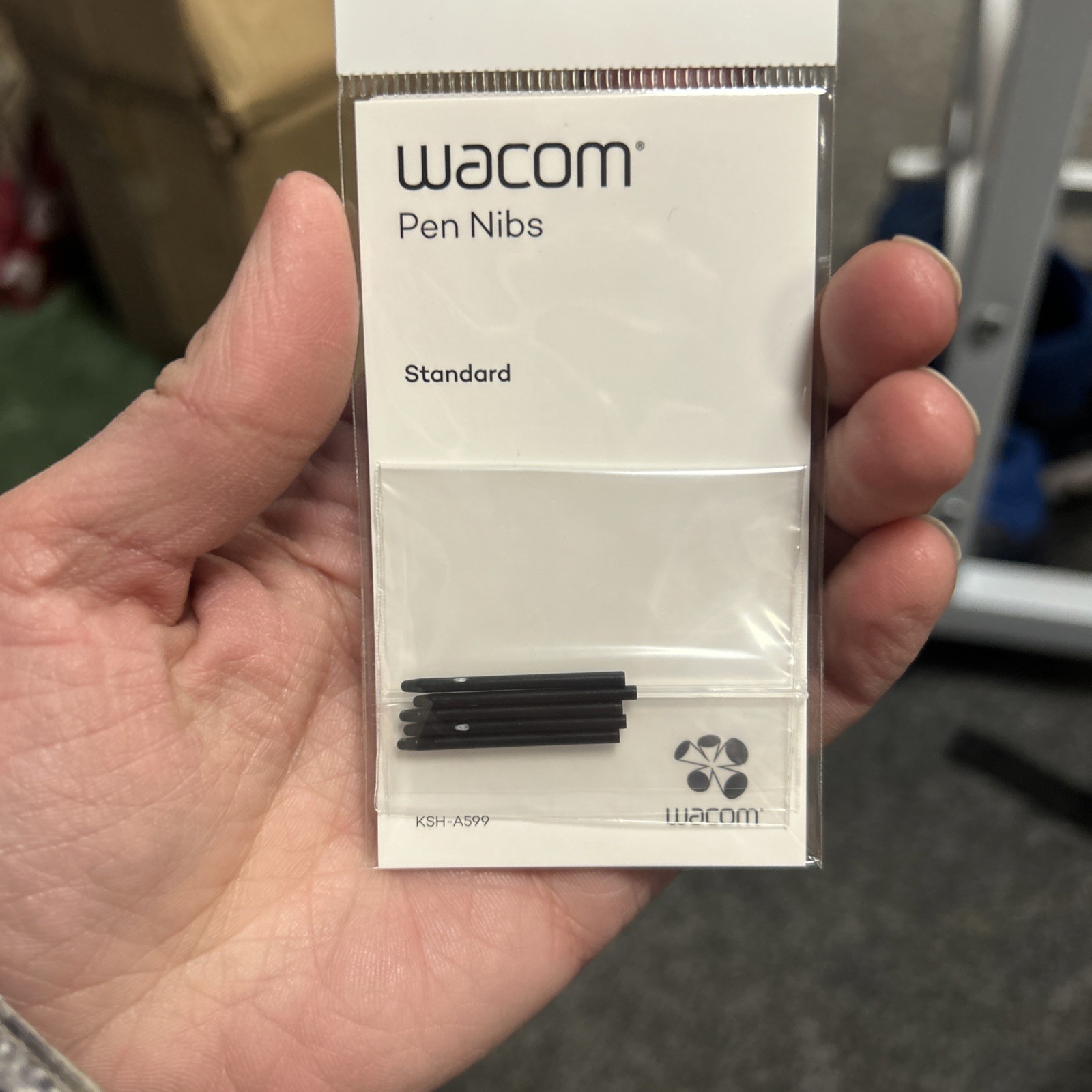 Wacom - Standard Nibs for Previous Generation Pens (5-Pack) - Black
