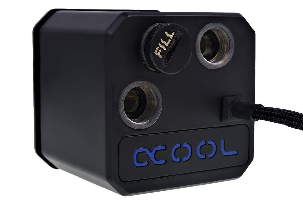 Alphacool Eisbaer (Solo) CPU Water Block and Pump, Black