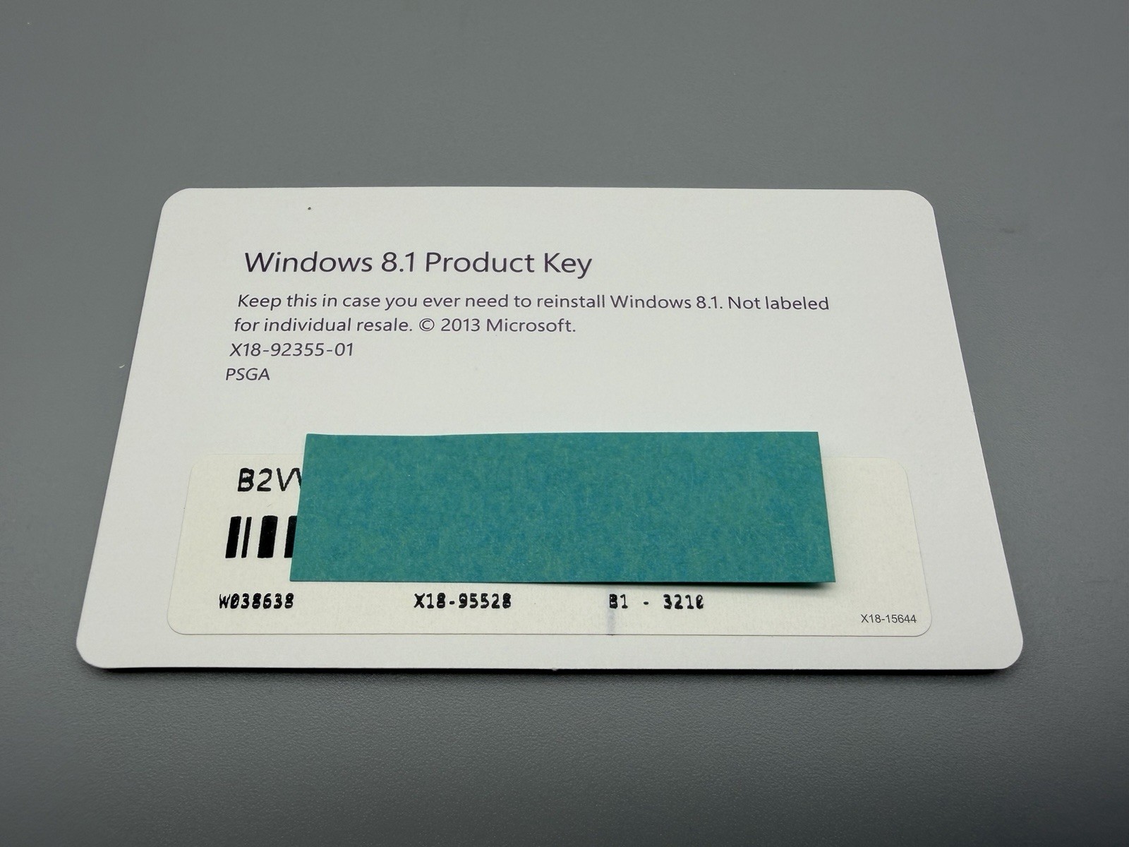 Microsoft Windows 8.1 Full Version 32 Bit and 64 Bit Discs w/Key