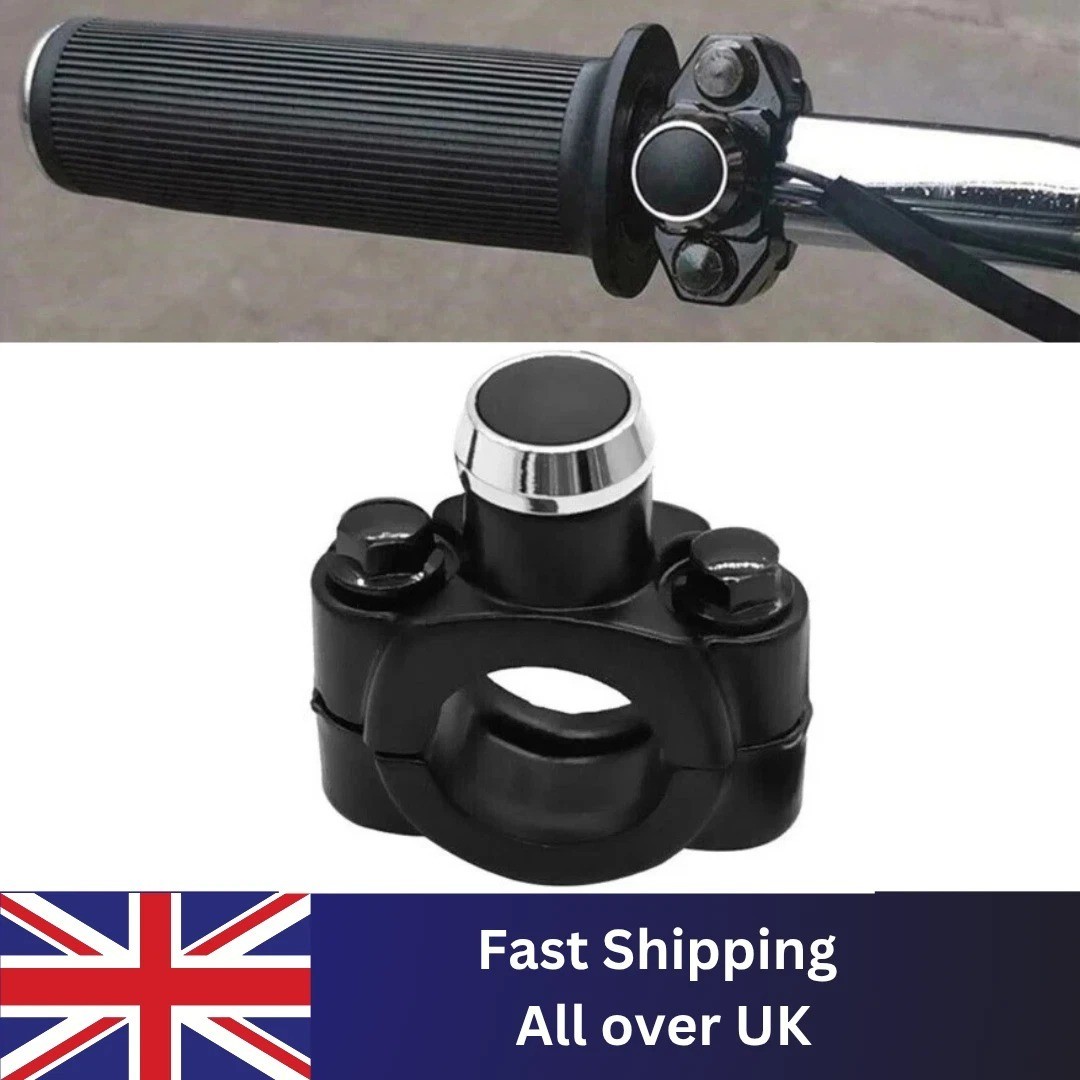 7/8” Motorcycle Horn Handlebar Switch Momentary Button Power Start-12V-Parts