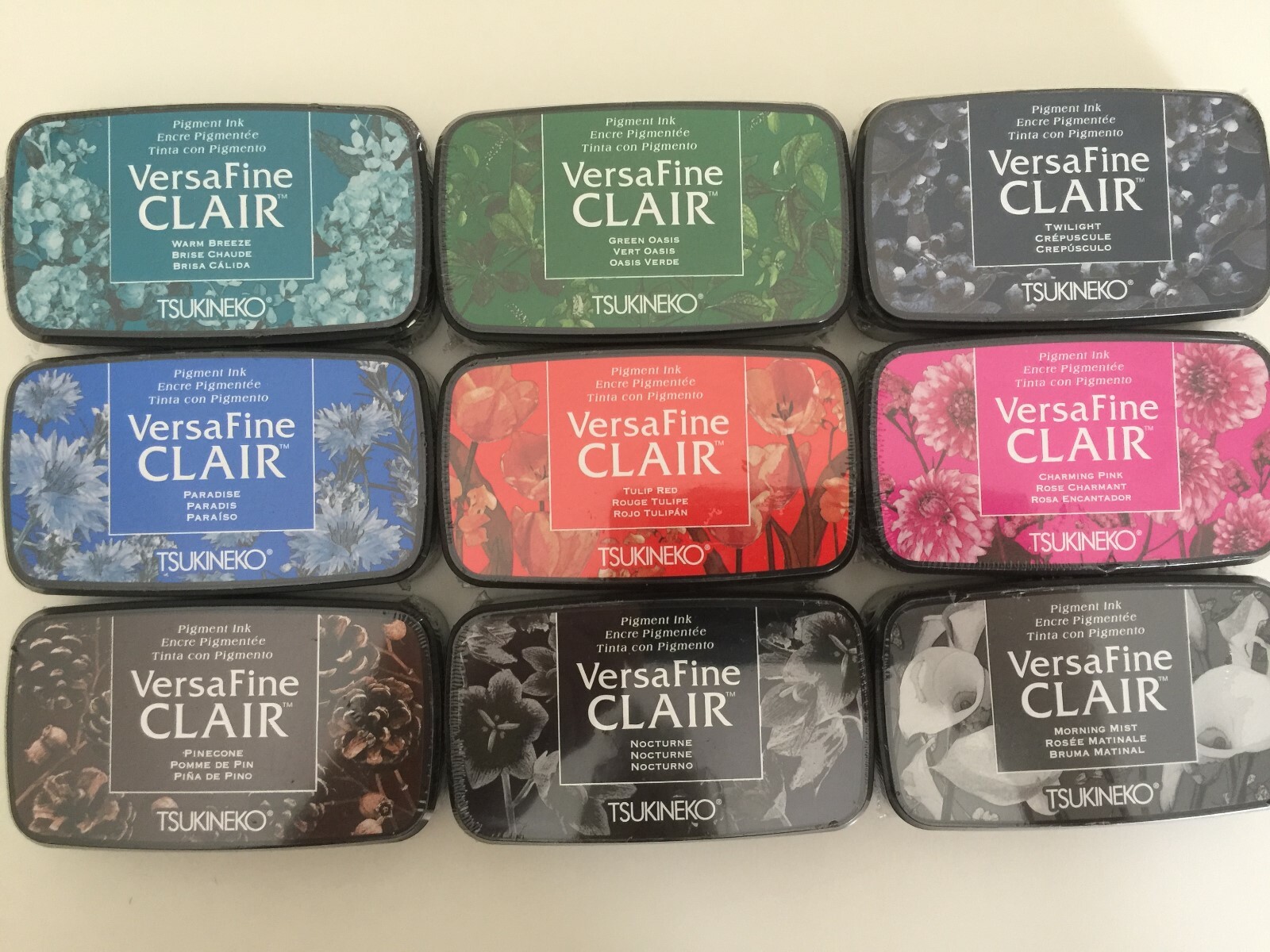 VersaFine Clair Ink Pad  your color choice!! - Tsukineko Pigment Pads New