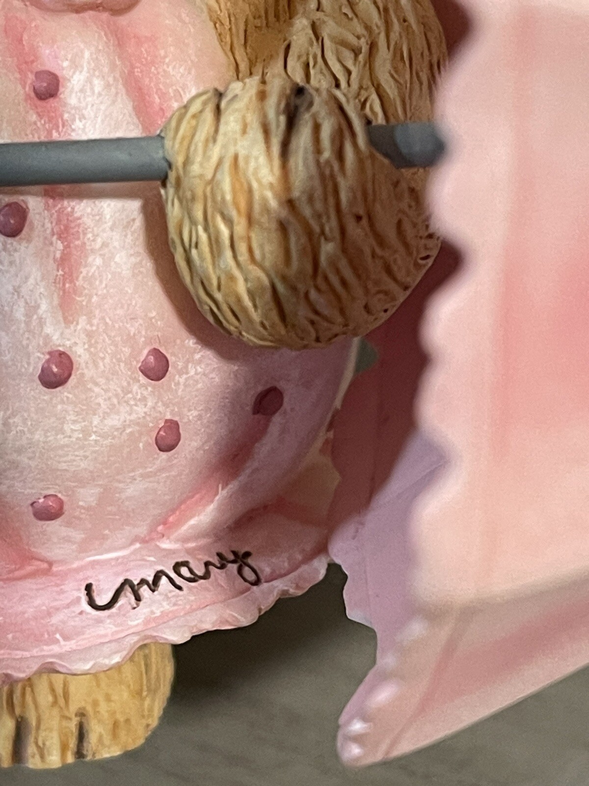 Cheerful Mary Teddy Bear Pink Rose Umbrella