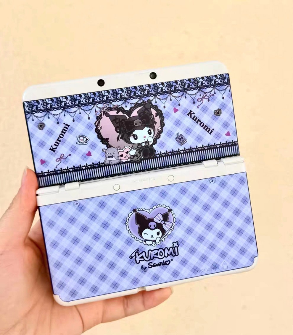 Hot Replacement Shell For Nintendo New 3DS Plate Adorable Kuromi Rare!Cover case