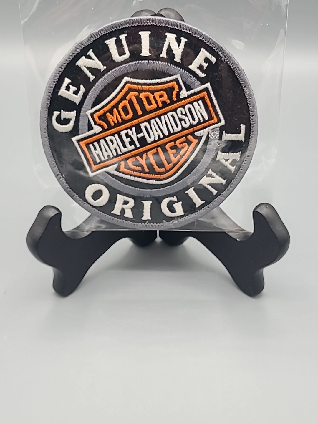 Harley Davidson Bar & Shield Genuine Original Emblem Patch 4 x 4