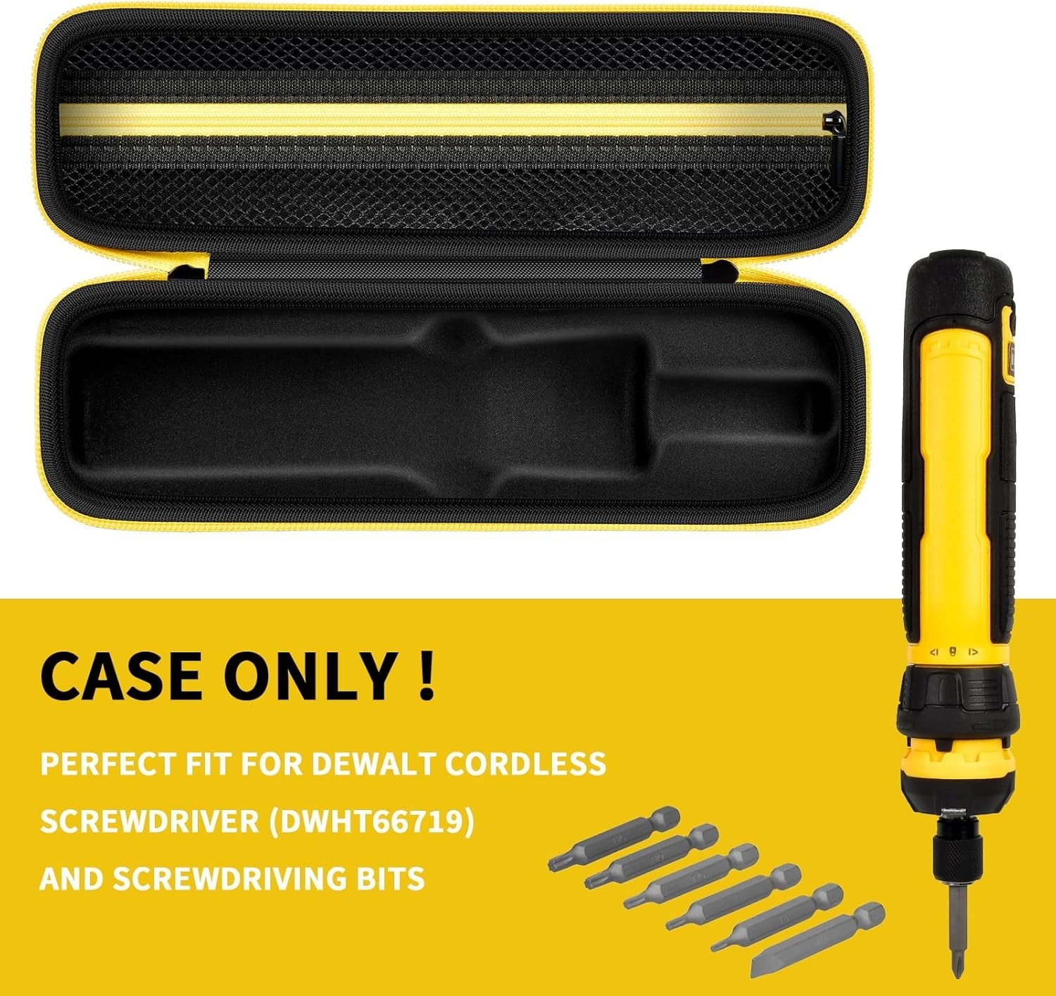 Electric Screwdriver Set Case for DEWALT Cordless Screwdriver (DWHT... Fast Ship