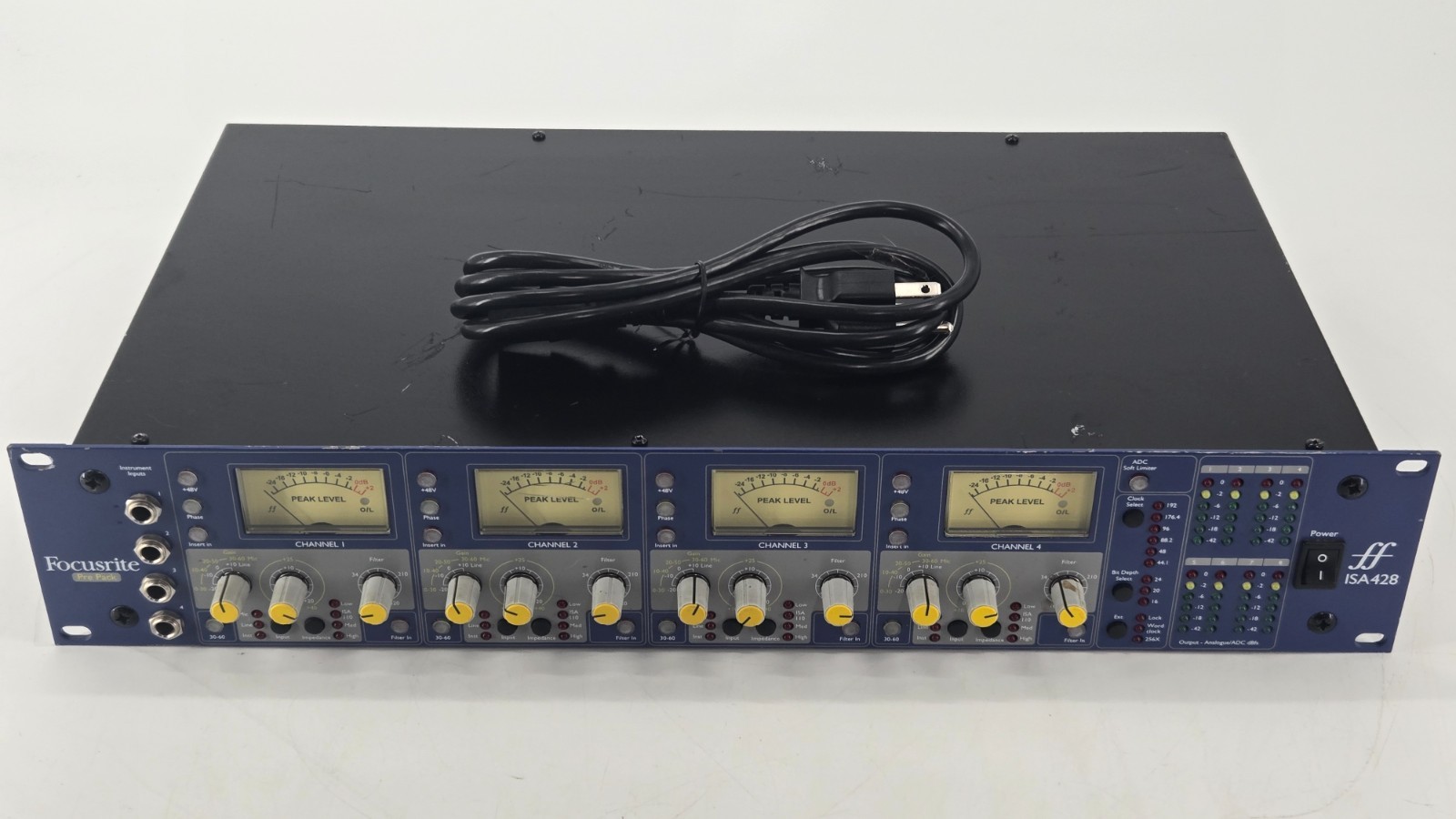 Focusrite ISA 428 4 4 Channel Preamp + Power Supply