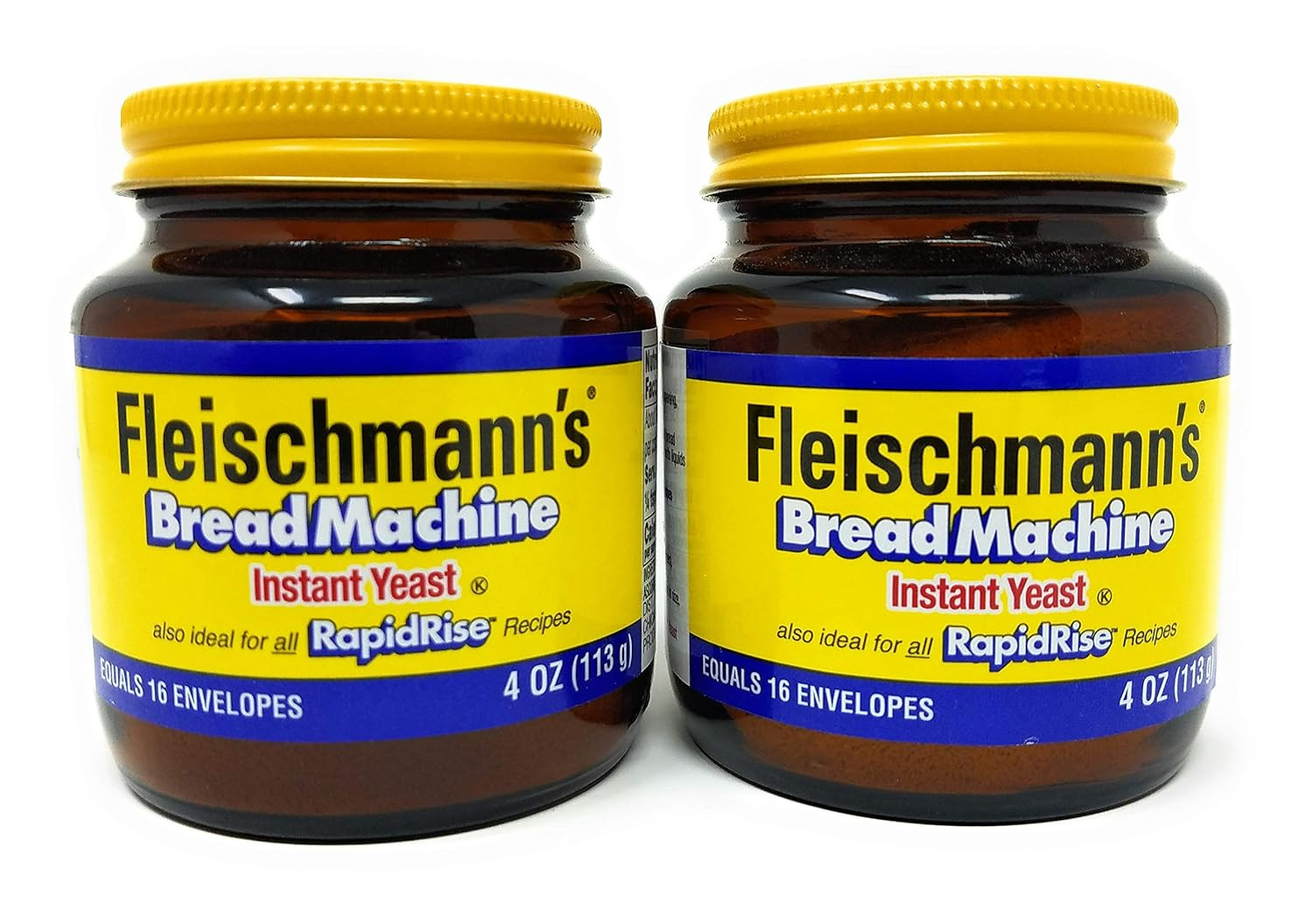 Bread Machine Yeast, Also Ideal for All Rapid Rise Recipes, Equals 16 Envelop...