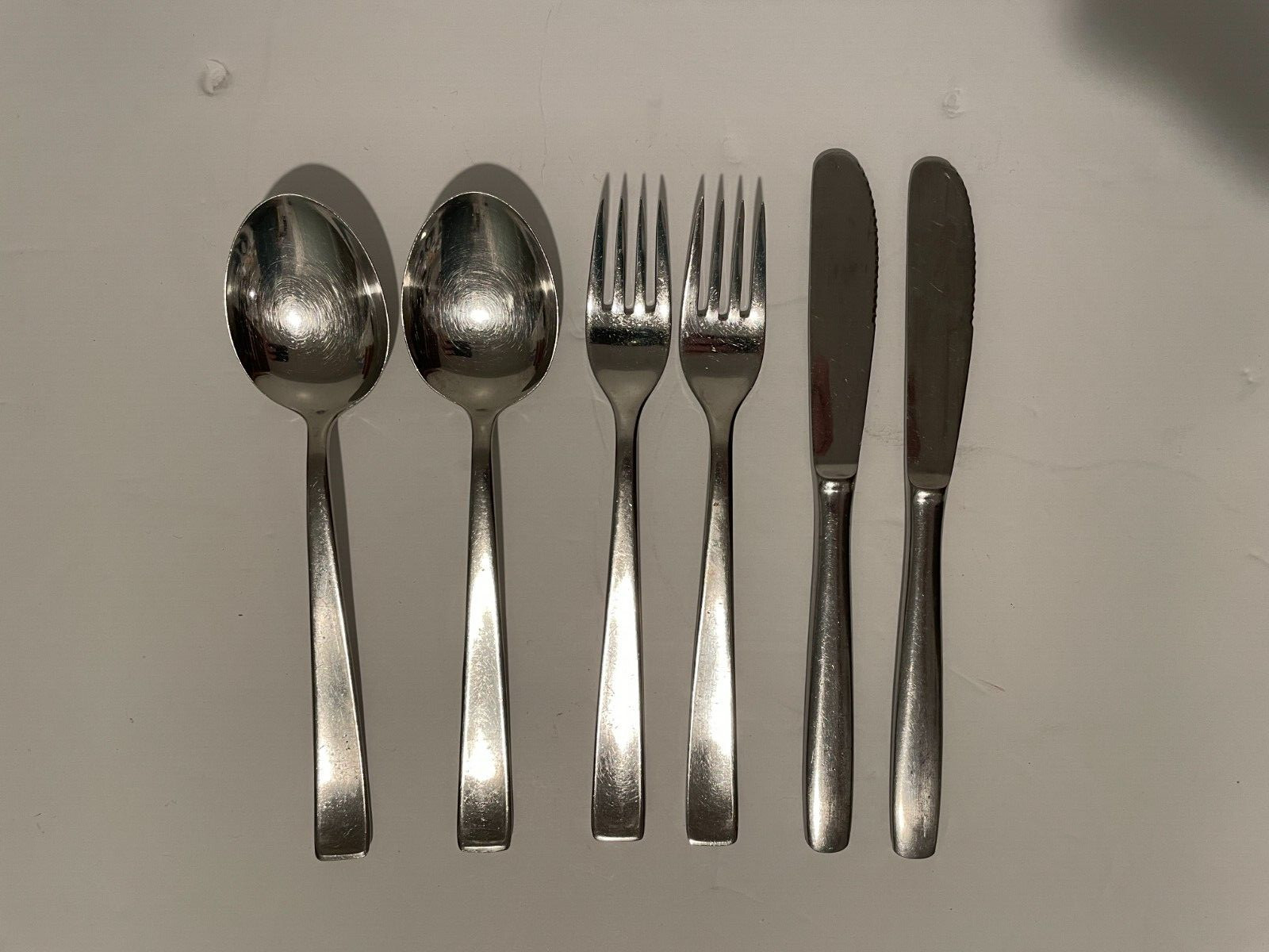 6 Pieces Roneusil Rostfrei | Knife Fork Spoon | Vintage MCM