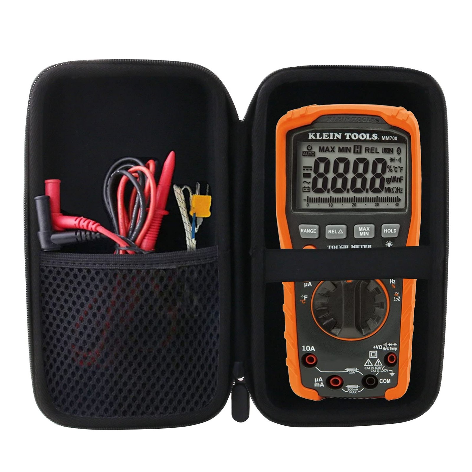 Hard Carrying Case for Klein Tools MM420/MM325/MM720/MM700/ET600/MM450 Digital M