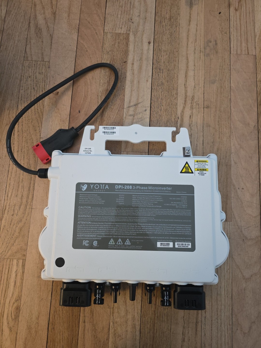 Yotta Dpi-208 3 Phase Microinverter