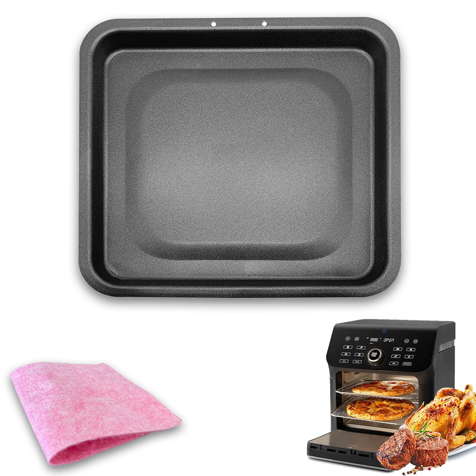 Air Fryer Drip Pan for 10QT COSORI Air Fryer Toaster Oven Combo, Upgraded Non...