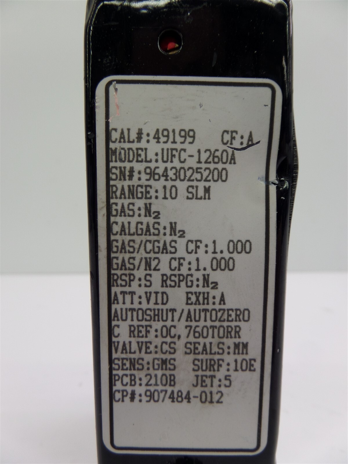 Unit Instruments Inc. UFC-1260A Mass Flow Controller - N2