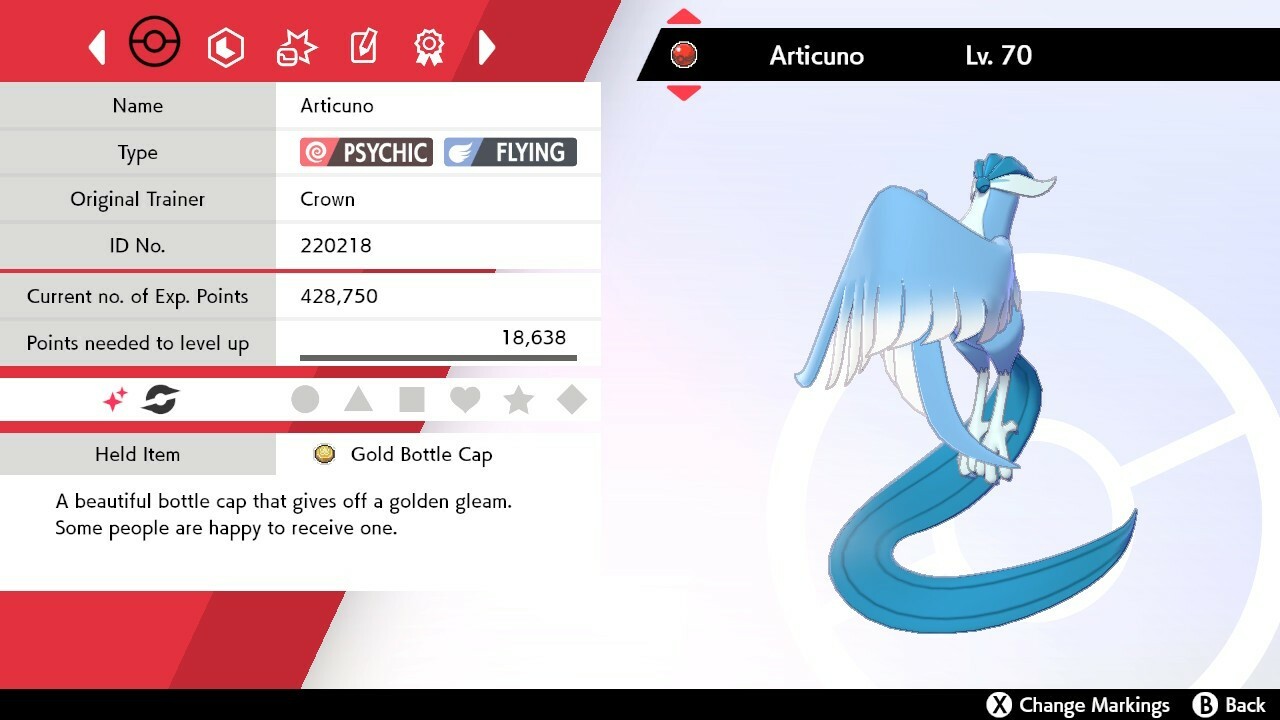 ✨Shiny✨ Event Articuno For Pokemon Sword & Shield