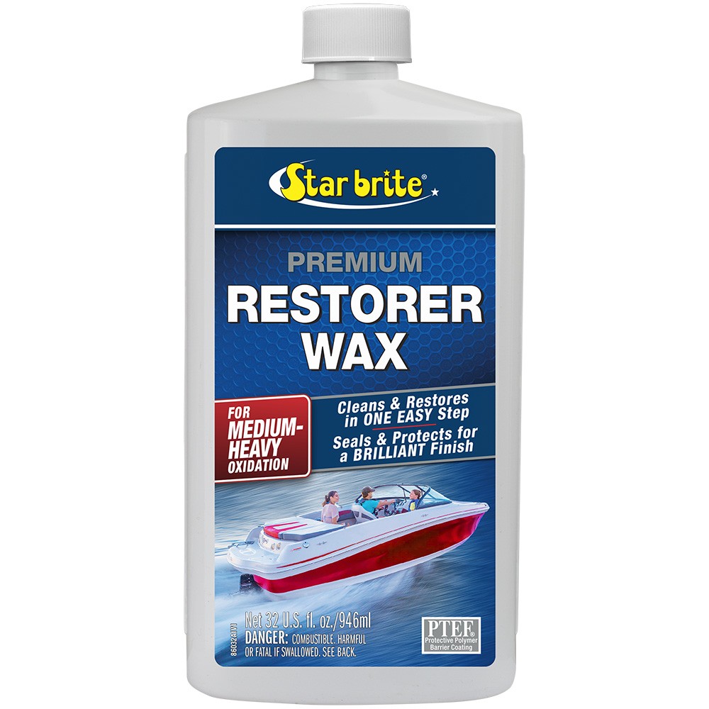 Star Brite Premium Restorer Wax F/Medium To Heavy Oxidation - 32 Oz  86032