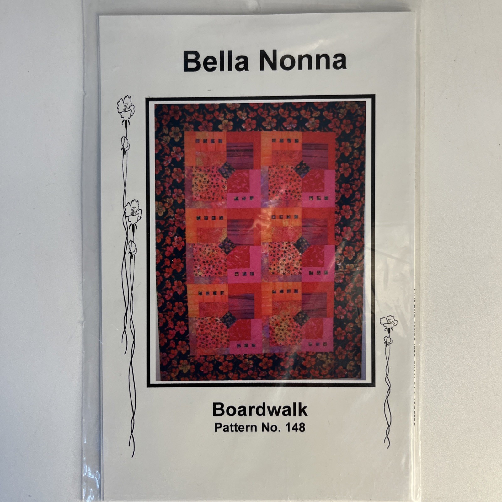 Bella Nonna 148 Boardwalk 56.5” x 77.5” Quilt Pattern