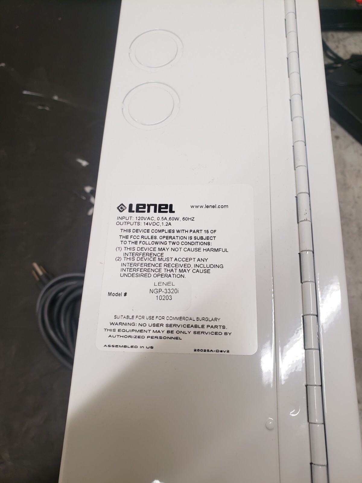 LENEL NGP-3320i Access Control Security Board Controller With Power Supply