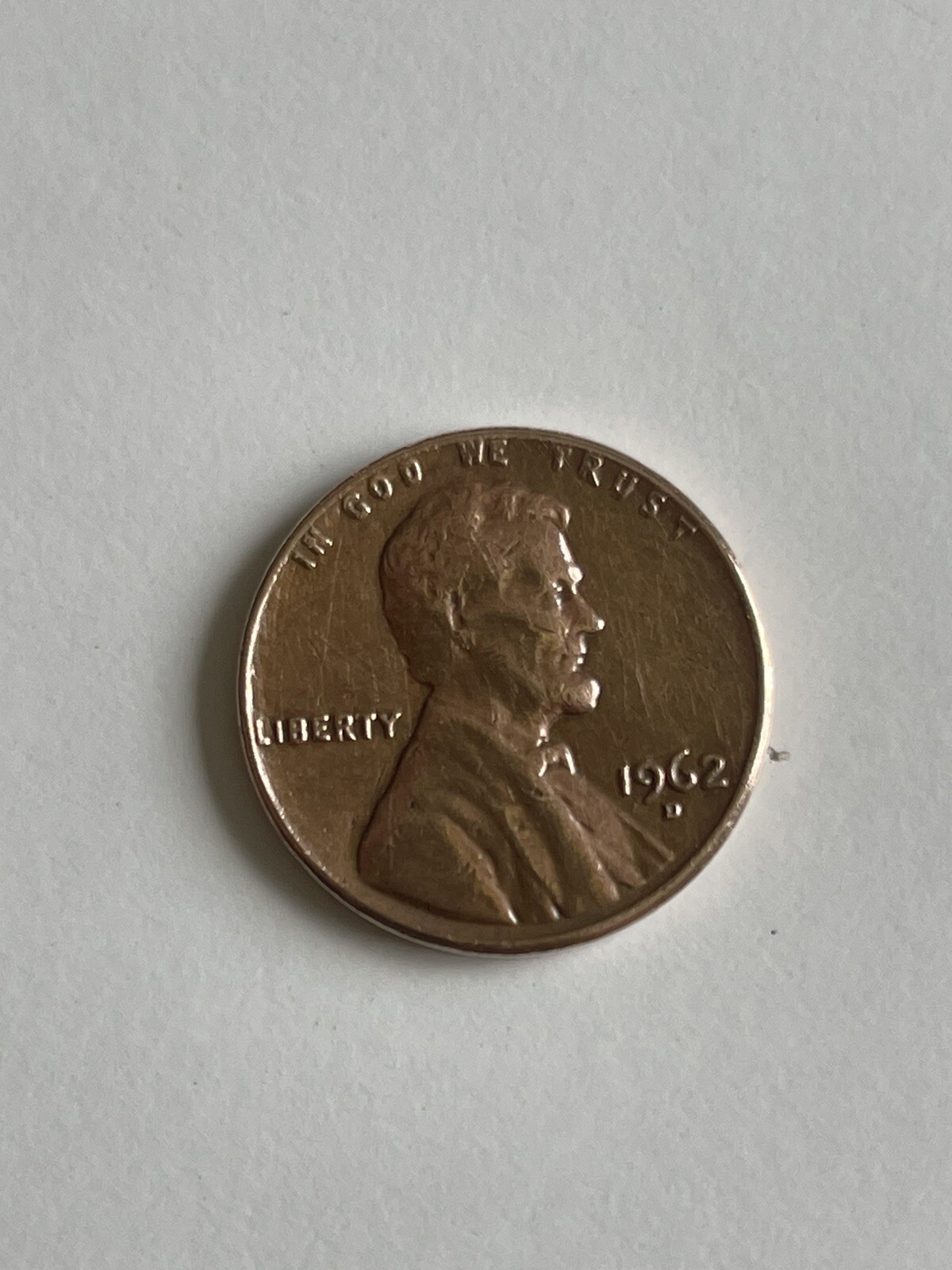 RARE 1962 D Lincoln Penny Error Letters In Rim