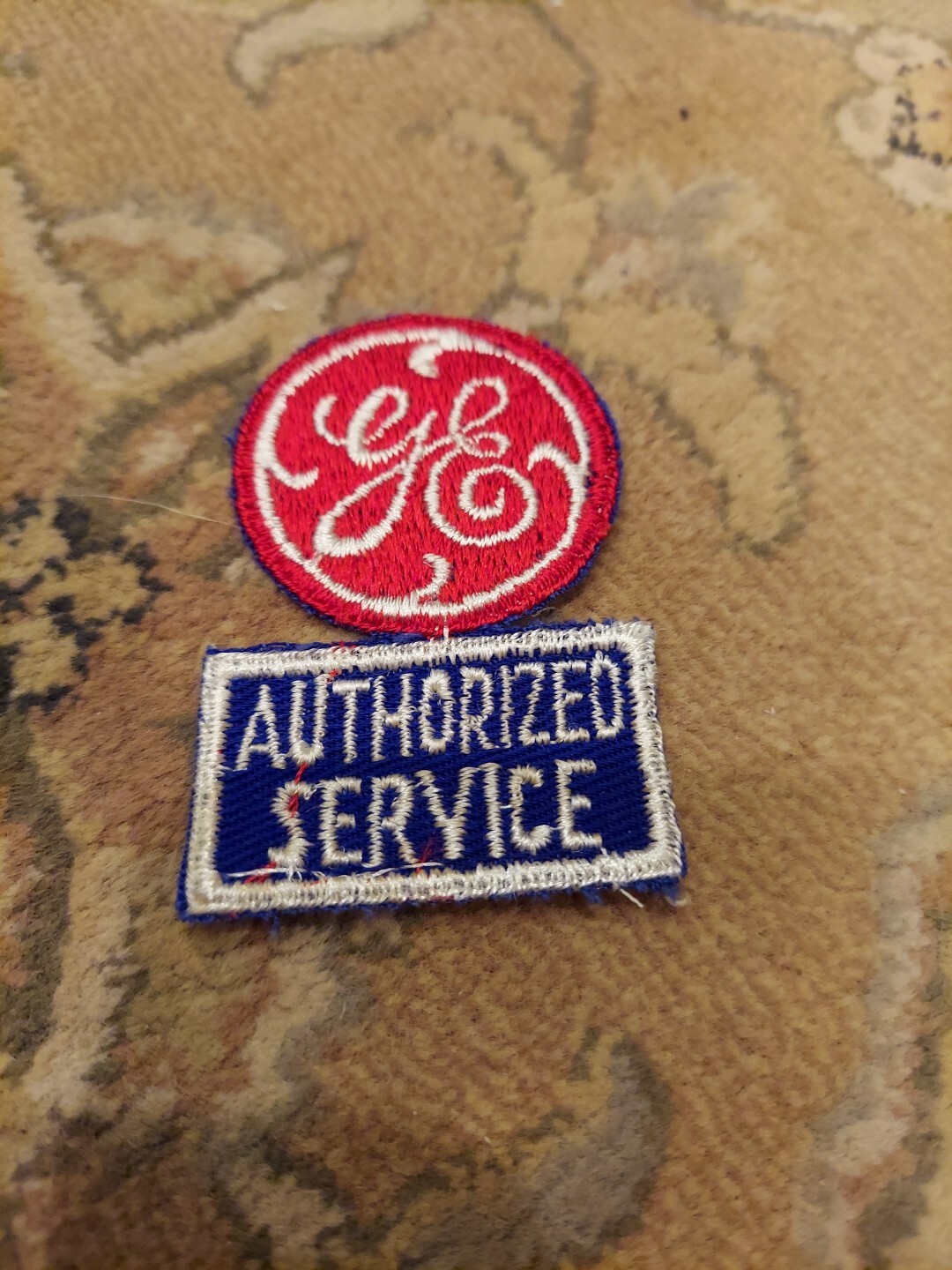 Vintage General Electric Authorized Dealer Jacket Uniform Patch, 2"