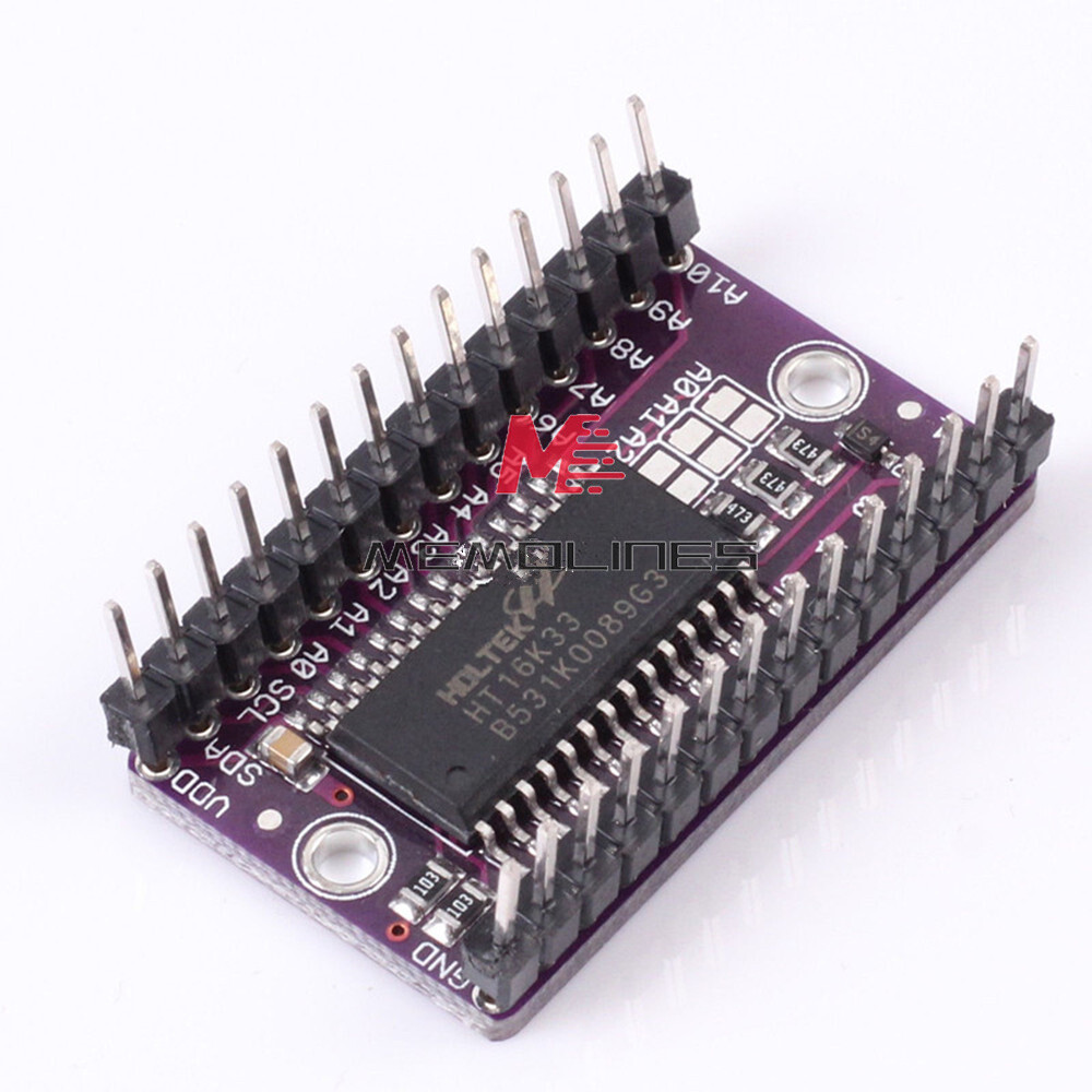 5x HT16K33 LED Dot Matrix Driver Control Board Module Precise for Arduino