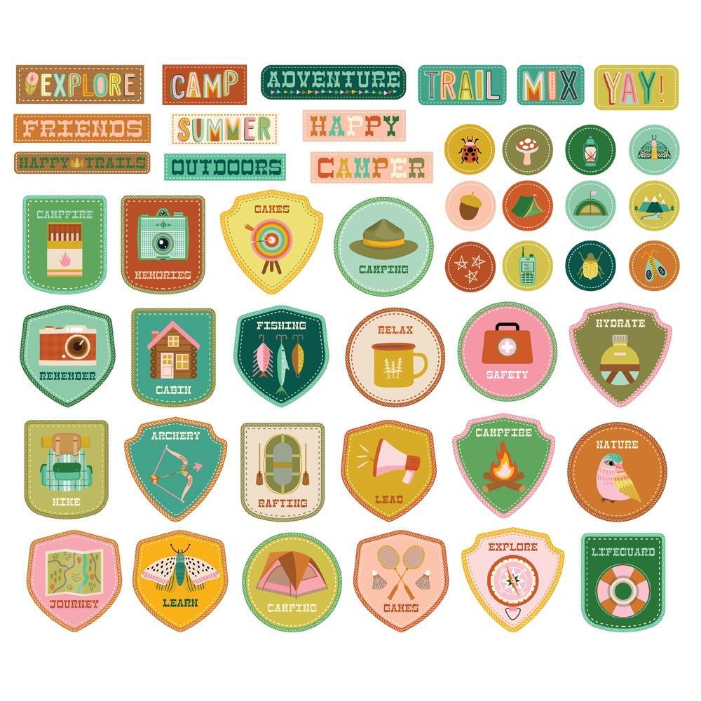 Simple Stories Bits & Pieces - Trail Mix - Patches Bits, MIX20320