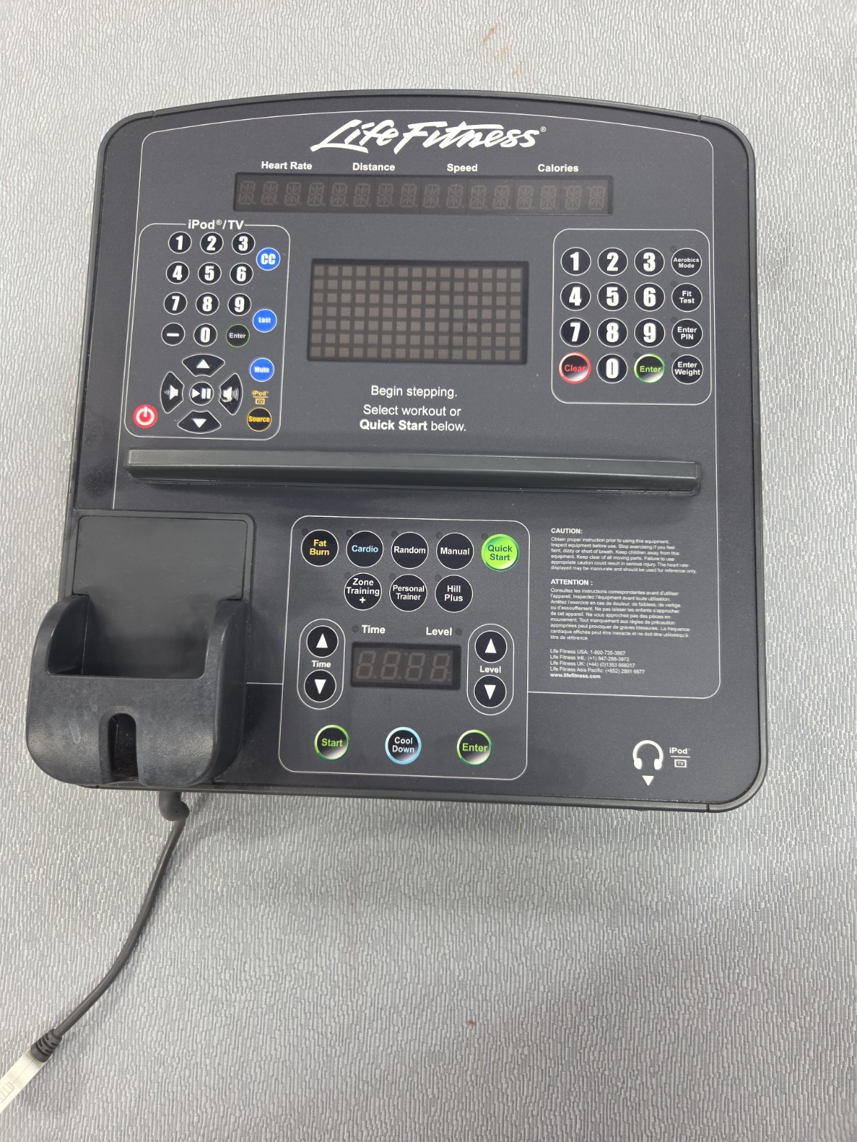 Life Fitness Commercial Elliptical Console Model CLSL