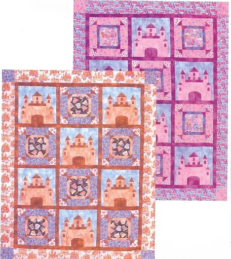 New Child's Pieced Quilt Pattern  SANDCASTLE DREAMS  62x79