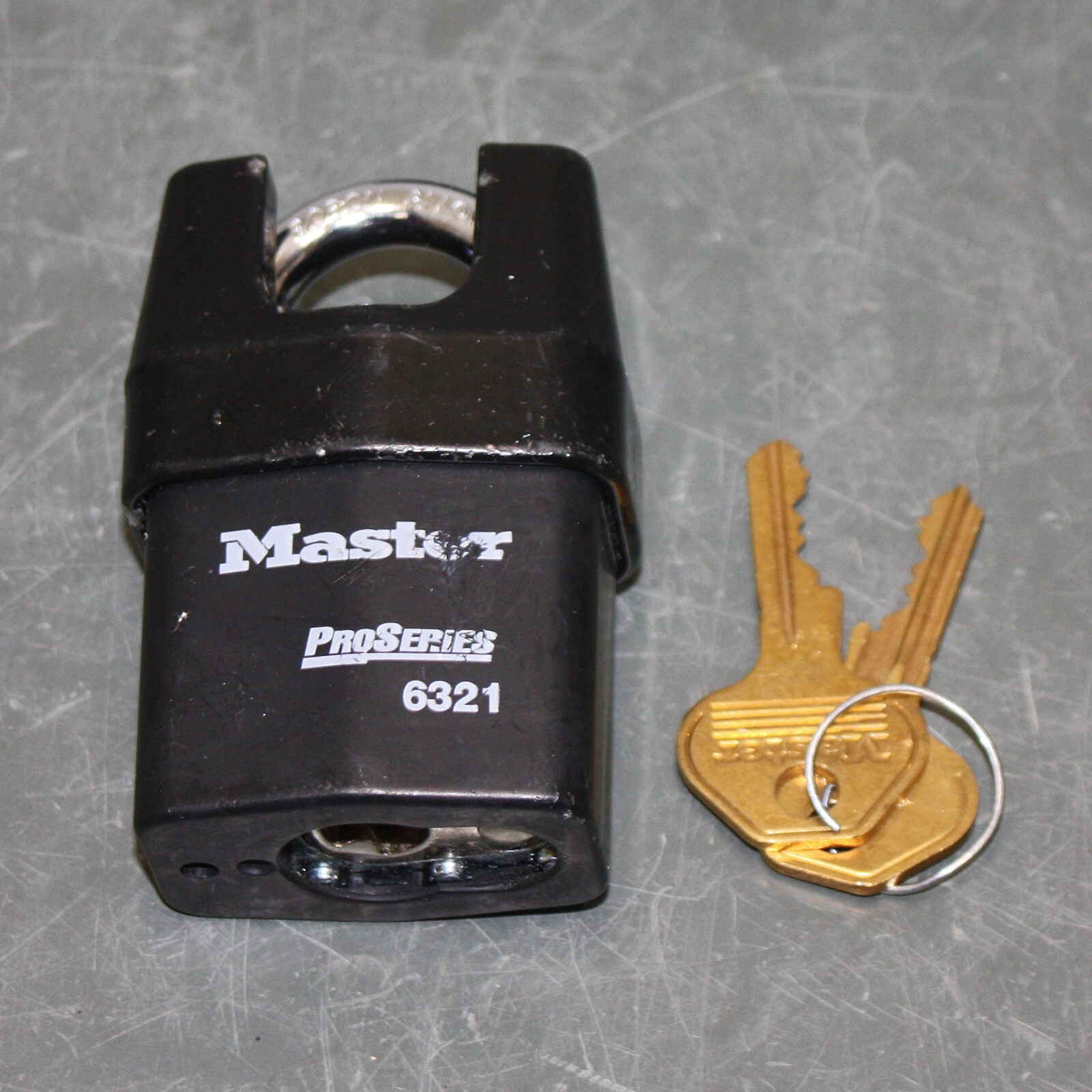 (3) Master Lock Pro Series Padlocks (2) 6321 & (1) 6121, Keyed Different