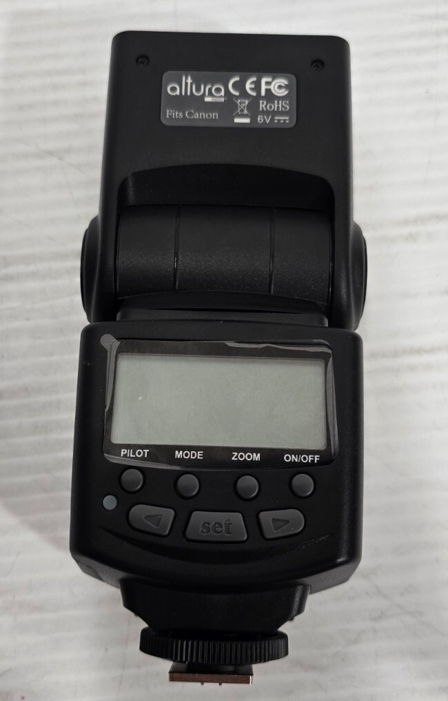 Altura Photo AP-C1001 E-TTL Digital Flash fits Canon Cameras