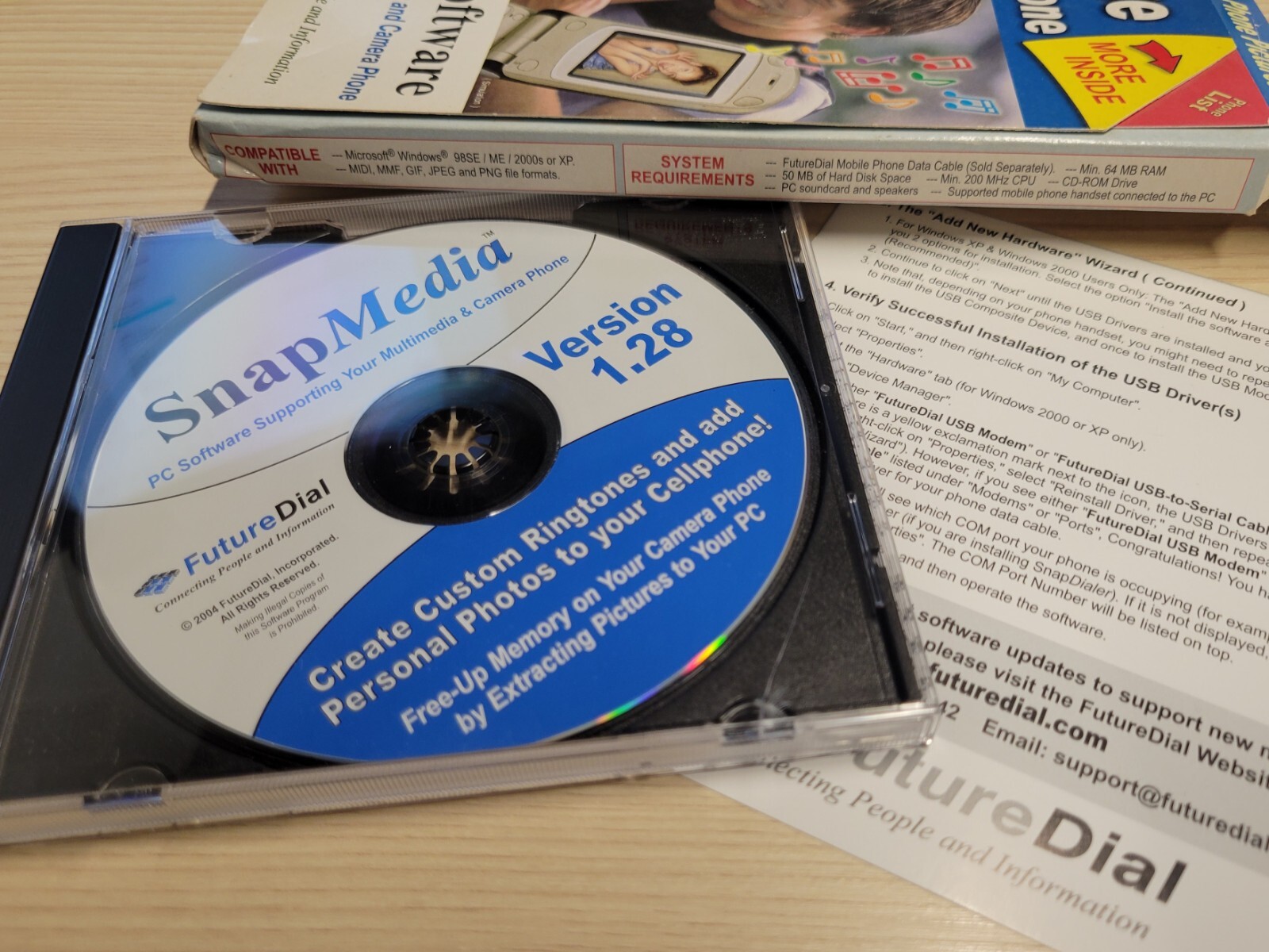 FutureDial SnapMedia Software for CDMA Phones