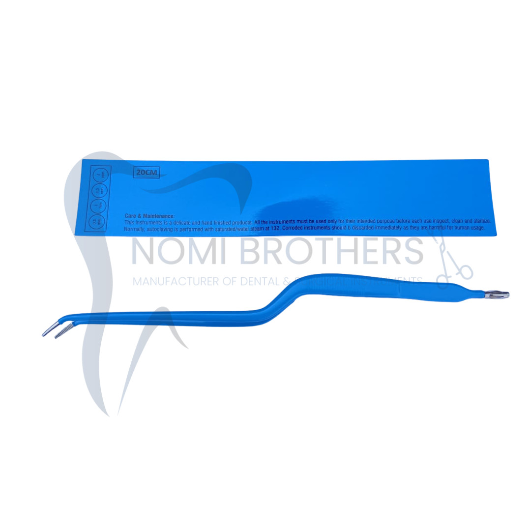 Blue Angle Up Electrode Monopolar Bayonet CE Reusable Surgical Cautery Device