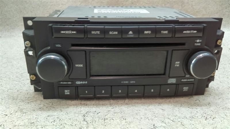 Stereo Radio Receiver AM FM 6 DISC CD 05091175AE Fits 06-10 DODGE RAM PICKUP D46