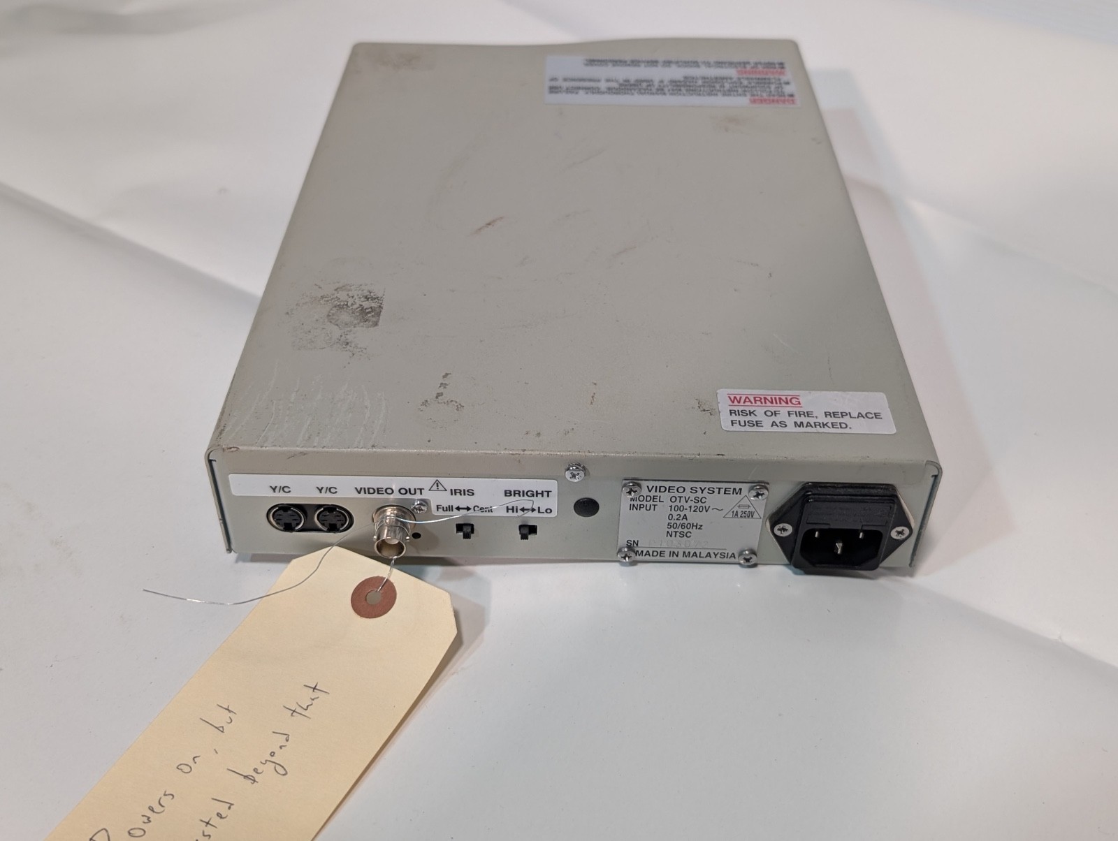 Olympus OTV-SC Endoscopy Camera Digital Signal Processing Video System Unit