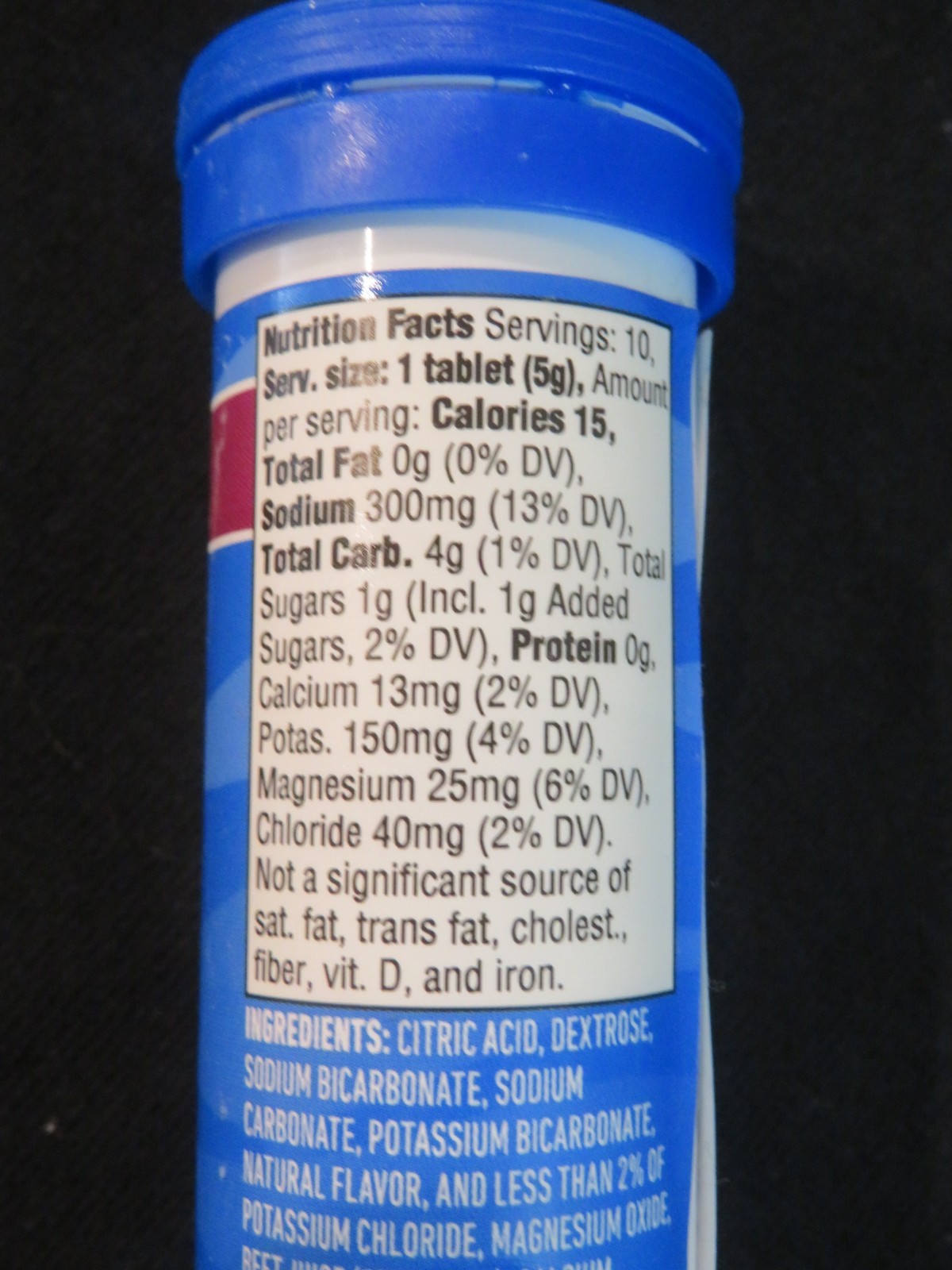 Nuun Sport Hydration 10 Effervescent Electrolyte Drink Tablets Tri-Berry