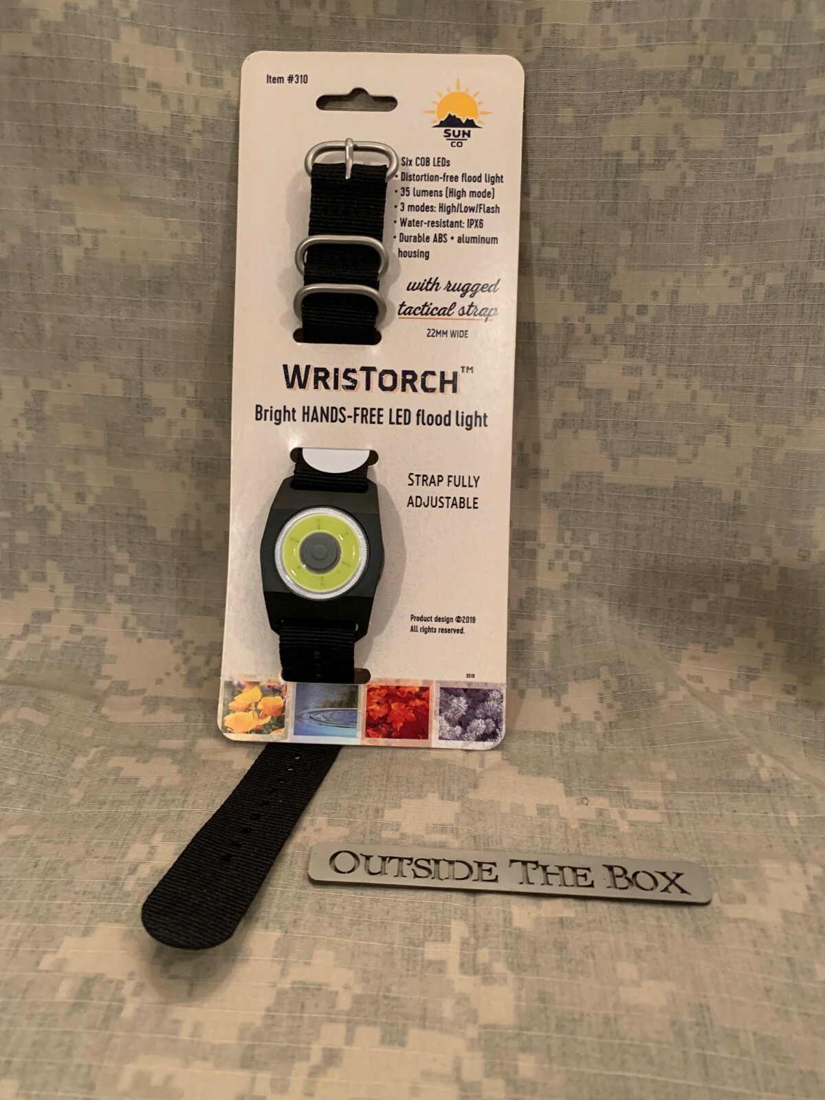 Emergency/Survival:  Sun Co.: WrisTorch - Hands Free w/tactical wrist strap