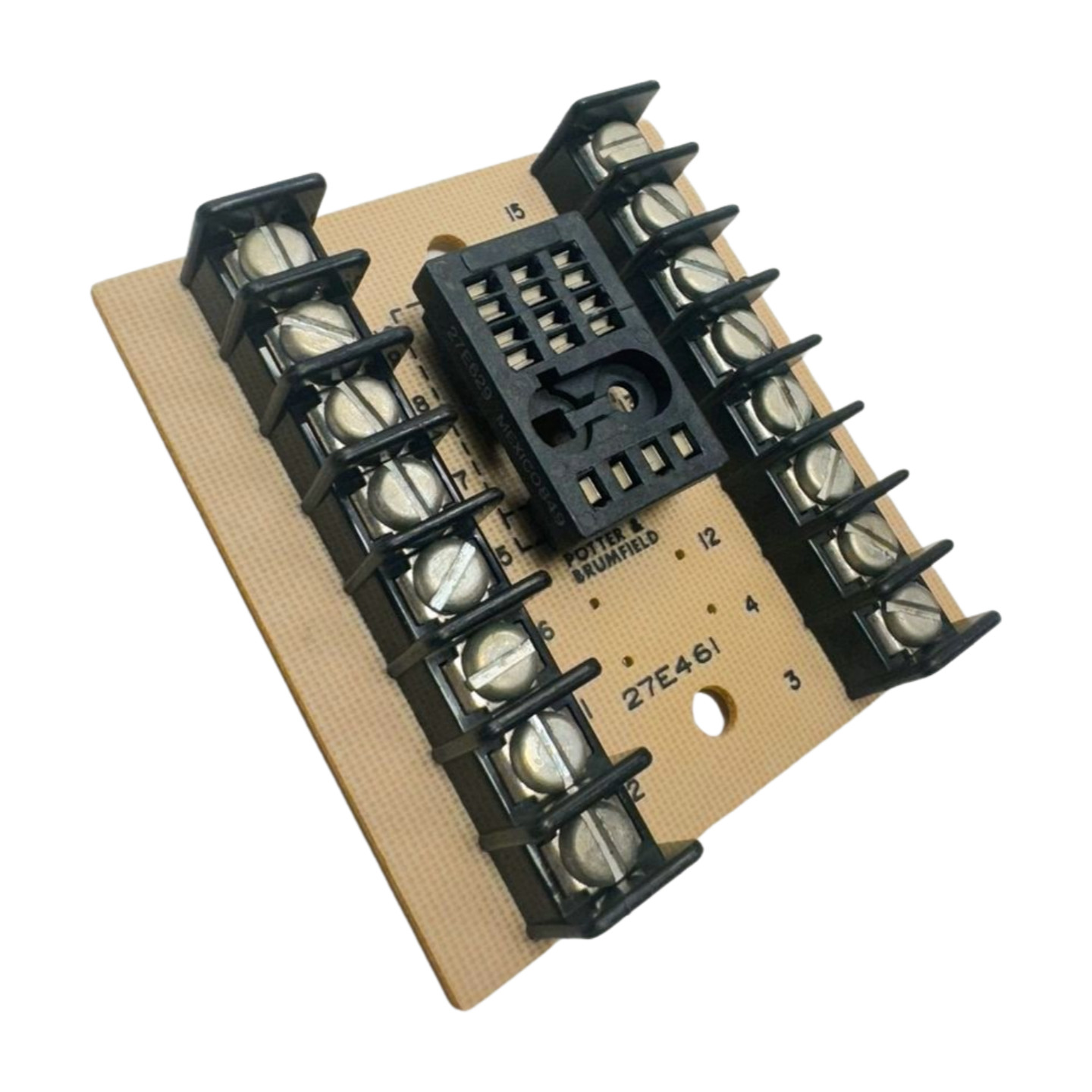 Potter & Brumfield 27E461 Relay Socket Circuit Board **Free Shipping**