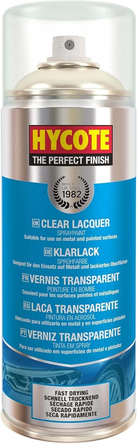 13.5oz Clear Lacquer Spray Paint High Gloss UV/Weather Resistant Acrylic