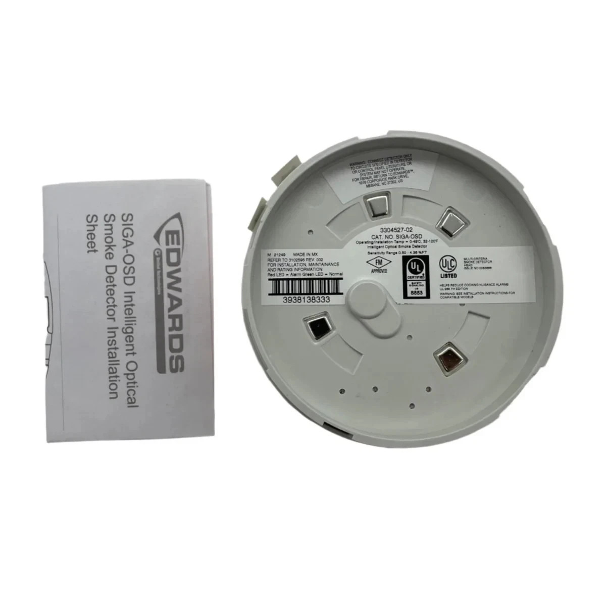 Edwards EST SIGA-OSD Intelligent Optical Smoke Detector