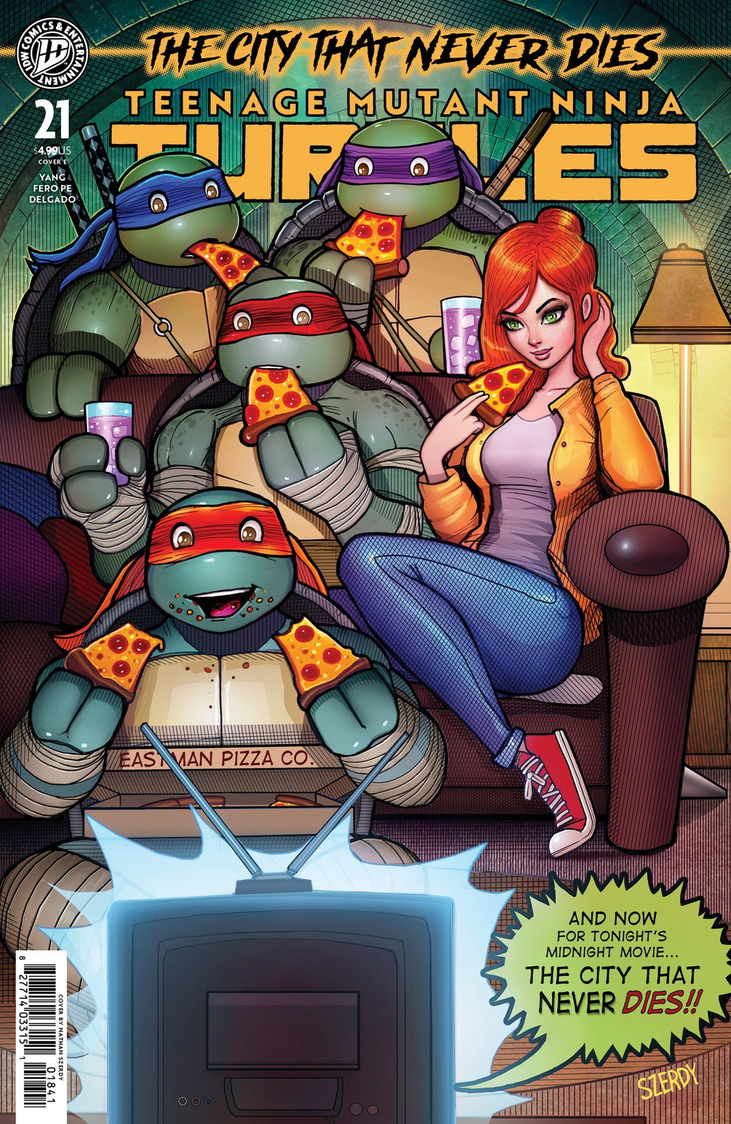 Teenage Mutant Ninja Turtles #21 CVR E Szerdy Pre Order 8/19/26 Idw Publishing