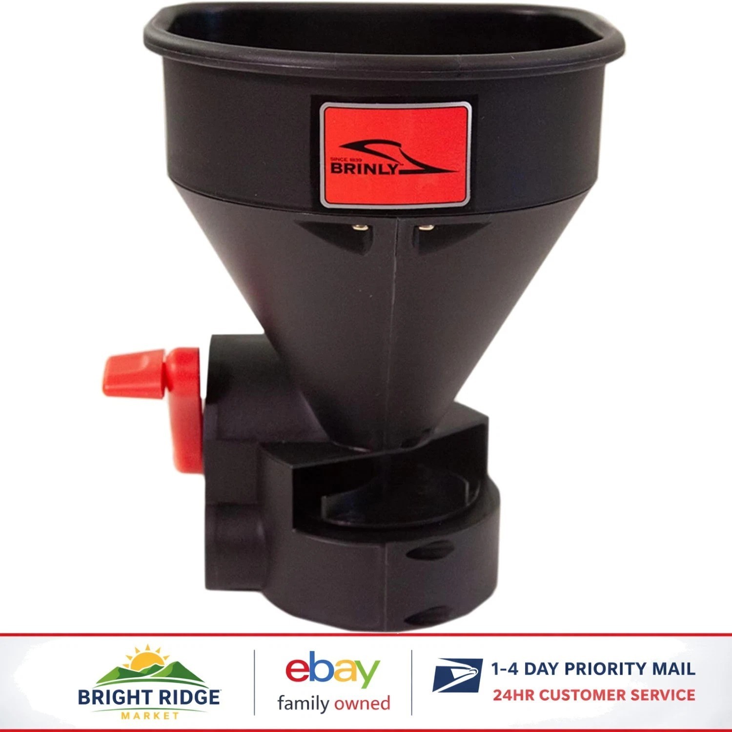 5lb Handheld Spreader for Seed, Fertilizer, and Ice Melt with Easy-Fill Design
