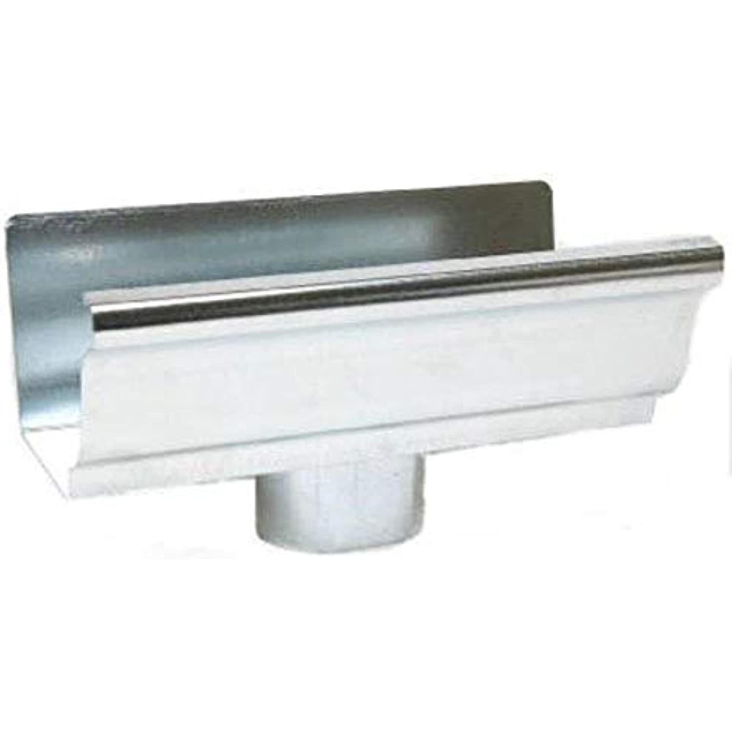AMERIMAX HOME PRODUCTS 29010 5-Inch Mill Finish Steel End with Drop