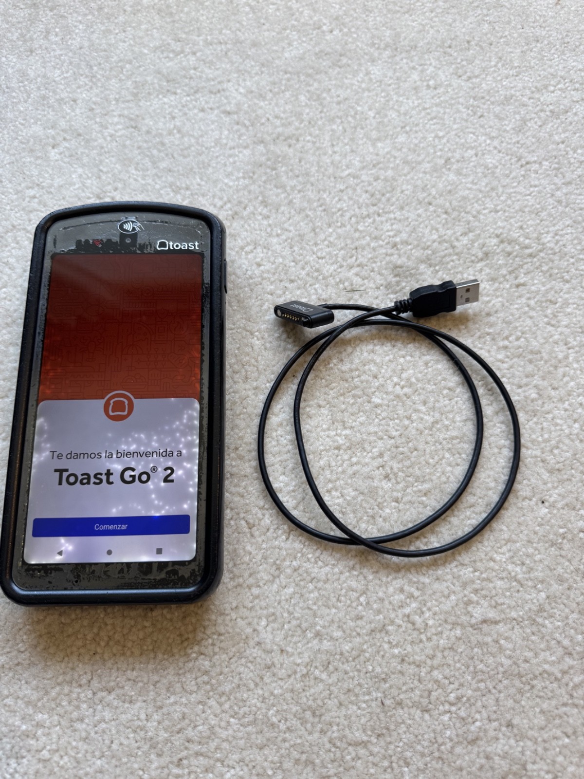 Toast Go 2 Handheld POS Tablet Mobile Device TG200 w/ USB-A Charger -FREE SHIP