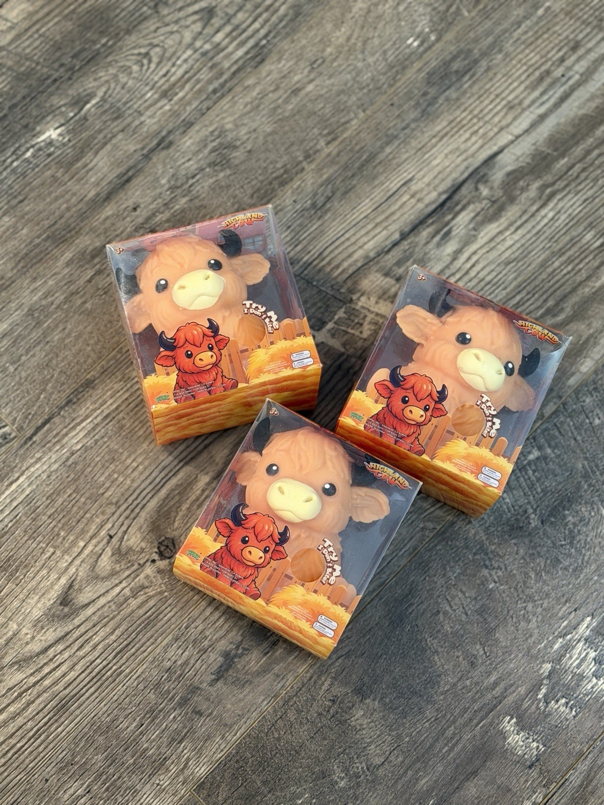 Highland Cow Squishy Five Below Lot of 3 ‼️New‼️