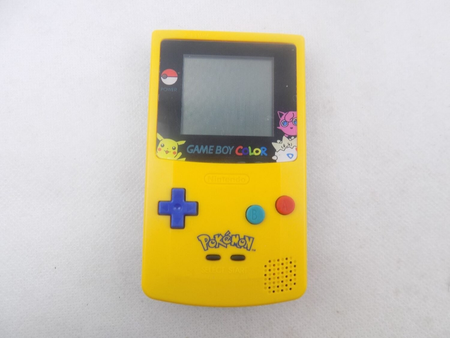 Genuine Original Nintendo Gameboy Color Console Yellow Pokemon Handheld