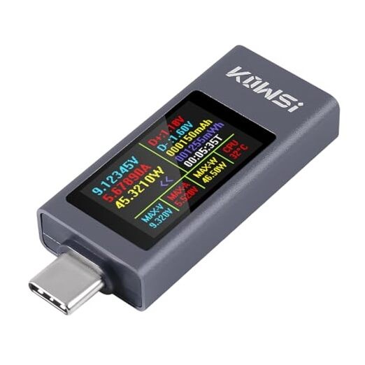 1PCS USB C Tester Power Meter, 4-30V 0-12A Type-C PD Tester Digital