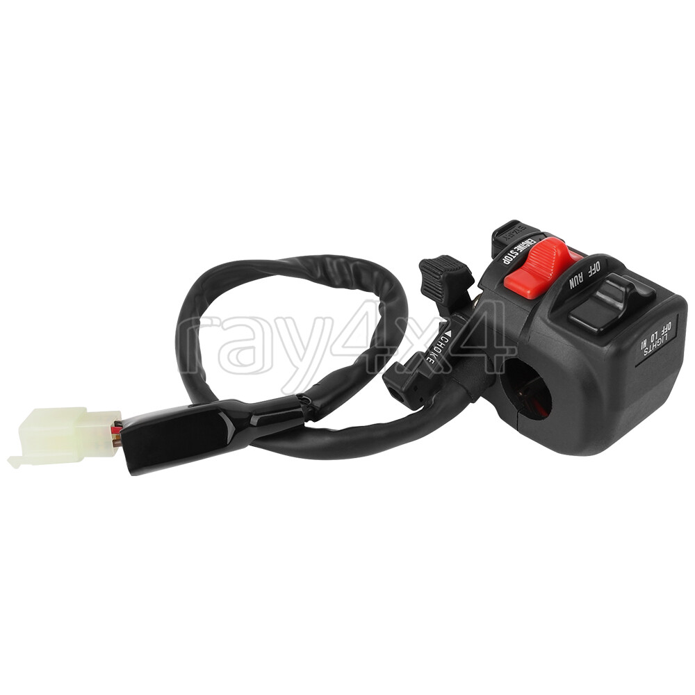 Handlebar Switch Start Kill Headlight for Kawasaki Bayou Lakota Prairie 300 400