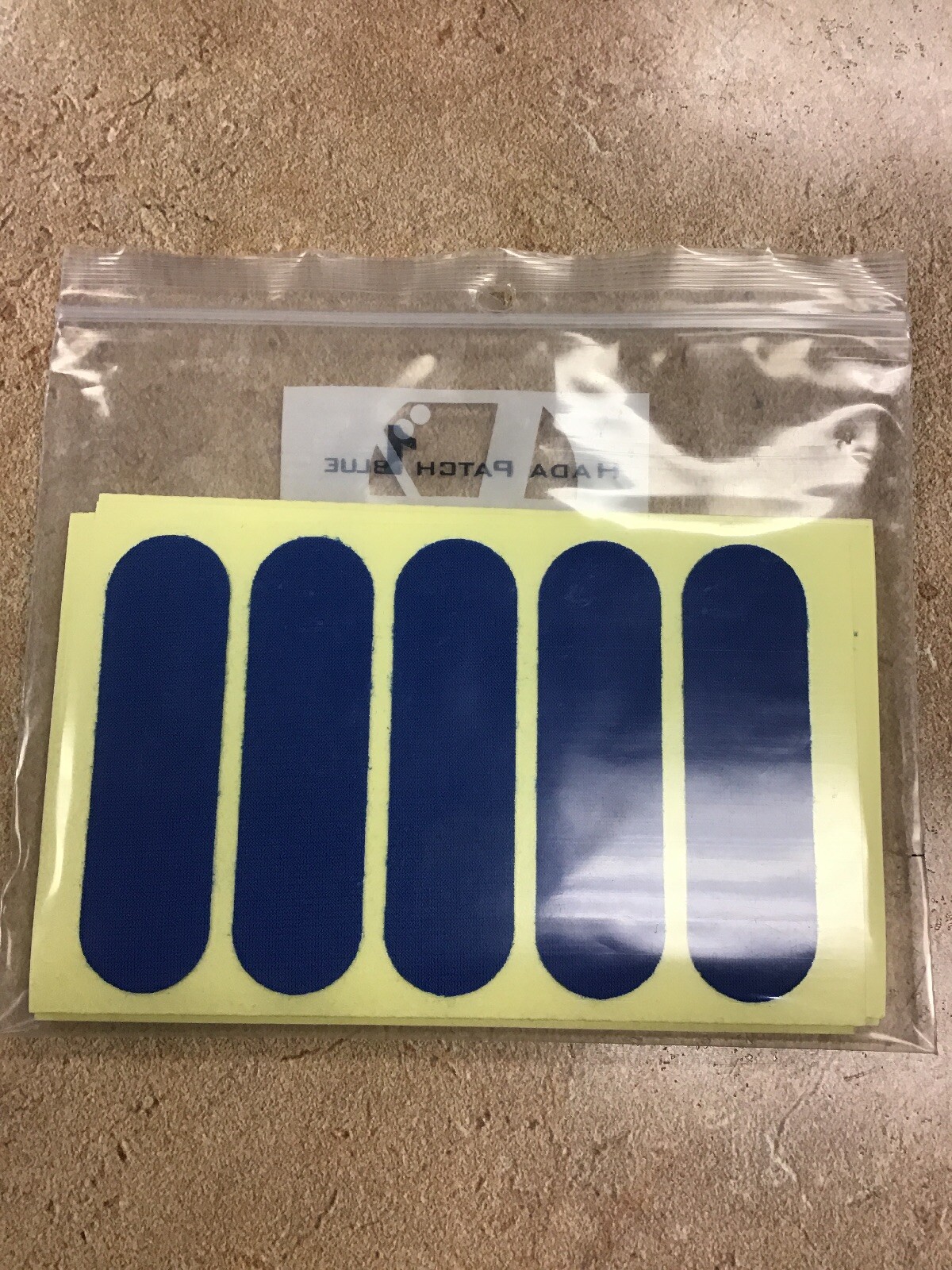 New Vise Pre-Cut HADA PATCH #1 BLUE Thumb Tape 3/4"